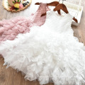 Children Formal Clothes Kids Fluffy Cake Smash Dress Girls Clothes For Christmas Halloween Birthday Costume